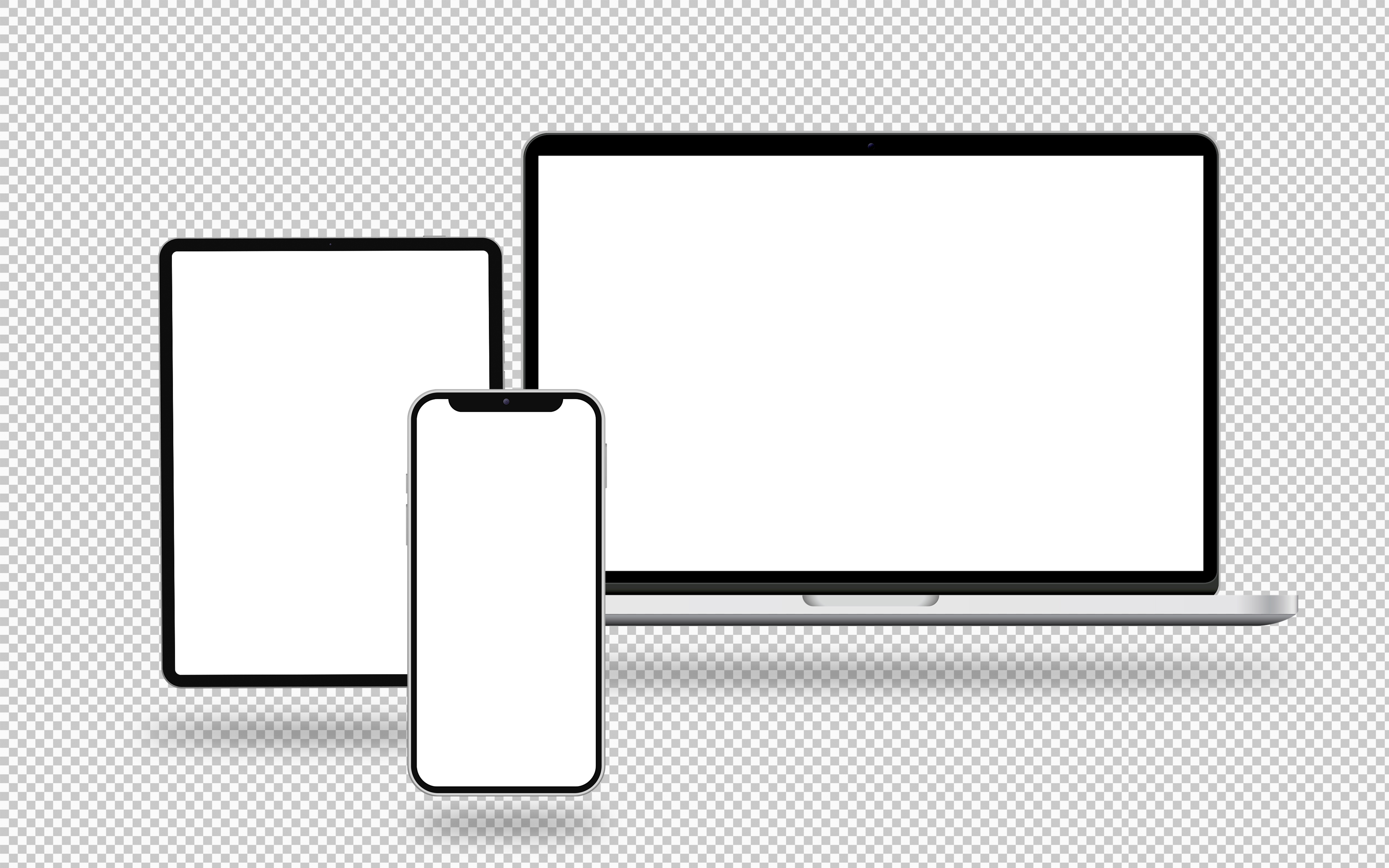 isolated_tablet_laptop_and_smartphone_composition